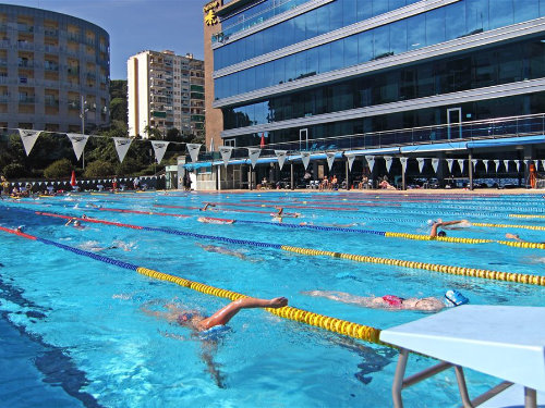 50m zwembad in Calella, Spanje