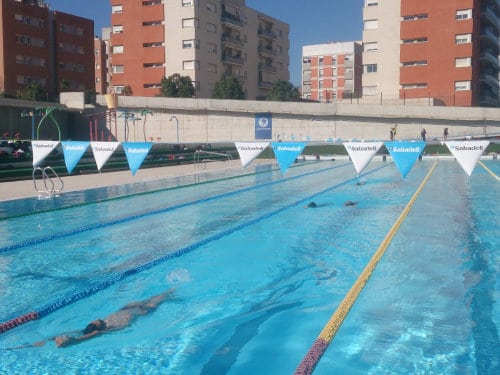 50m zwembad in Sabadell, Barcelona, Spanje